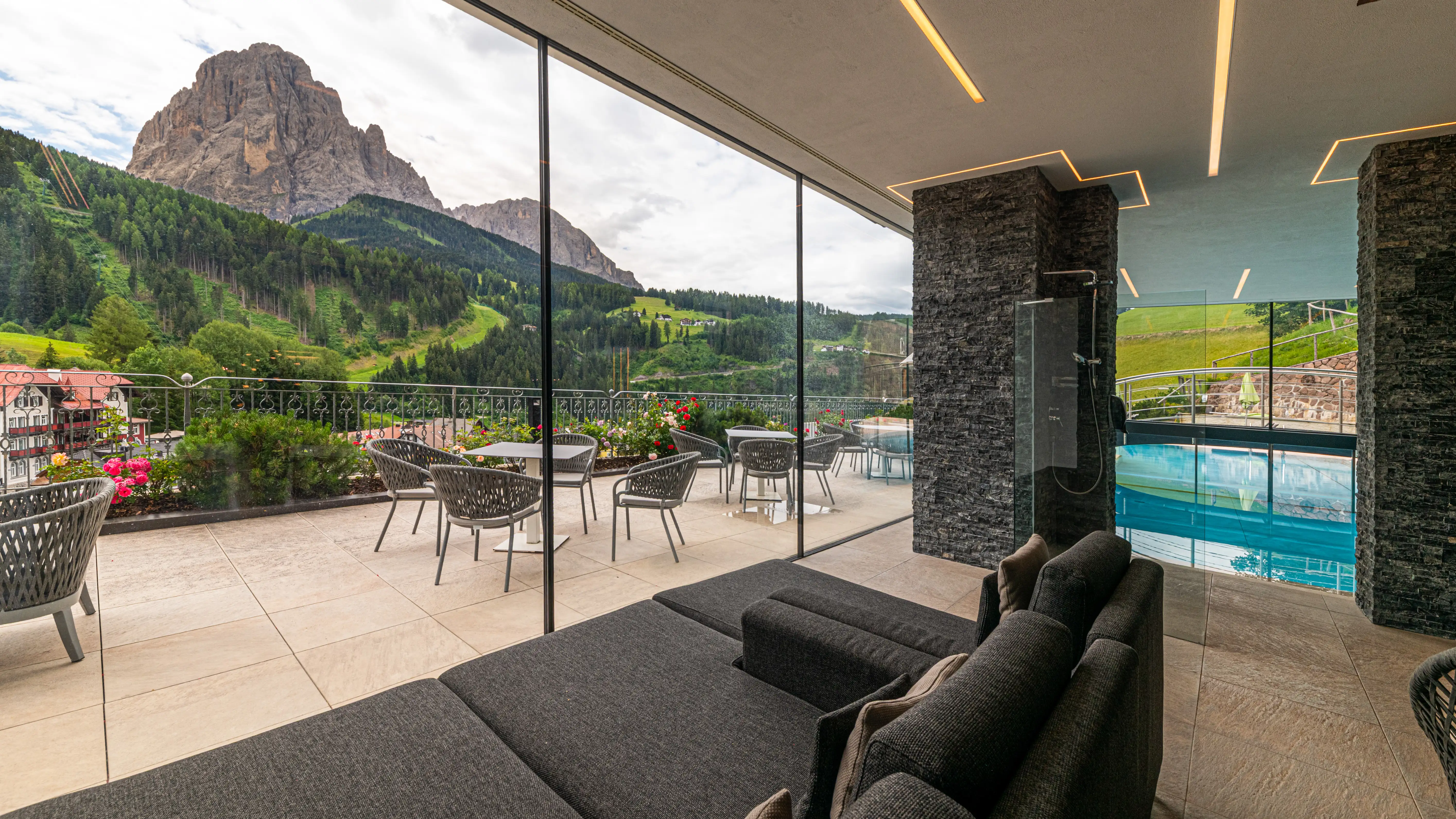 Ruheraum mit Panoramablick